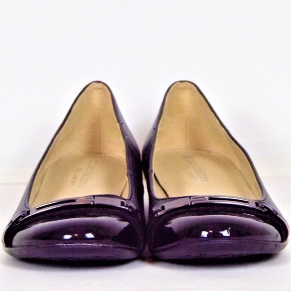 NATURALIZER N5 COMFORT size 6M HELINA black ballet flats all synthetic materials - Picture 5 of 11